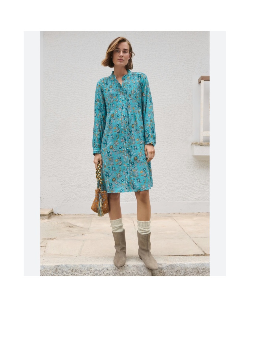 LIKE NEW Wrap London button down shirt dress